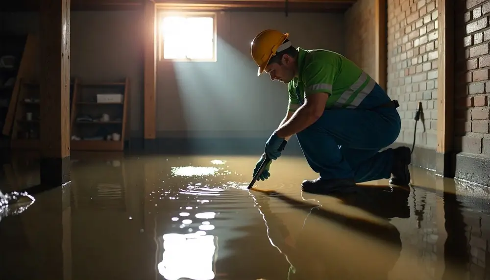 Professional water damage restoration services in Claudville, VA